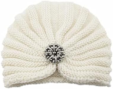 Women Knit Turban Beanie Hat Winter Crochet Head Wraps Wool Cap Warm Winter Hats for Women Girls Winter Wear