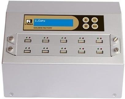 U-Reach UB910G Intelligent 9 Series Gold Factory Series 1-9 Target USB Flash Memory/Pen Drive/External USB Hard Drive Duplicator