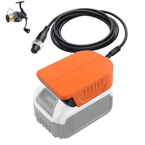 for Dewalt 20V to for Daiwafor Shimano Electric Fishing Reel Adapter, 14.4V14.8V Battery Converter for TanacomSeaborgBeastMasterAdapter Only