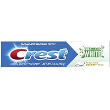 Crest Fresh & White Toothpaste, Peppermint Gleem Paste, 2.4 oz