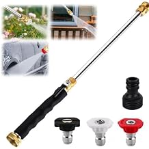 2026 New Power Washer for Garden Hose with 3 high-Pressure nozzles, Pressure Washer, High Pressure Water for Patio Garden Outdoor Cleaning (1 Set)