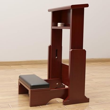 Adjustable Foldable Kneeling Chair - Comfortable Prayer Table for Meditation & Worship - Perfect Religious Gift for Churches & Spiritual Practices