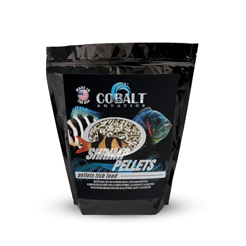Cobalt Aquatics Shrimp Pellets, 58 oz Resealable Bag - Sinking Food for Shrimp, Crayfish & Bottom Feeders - Supplement for Fish Tanks & Aquariums