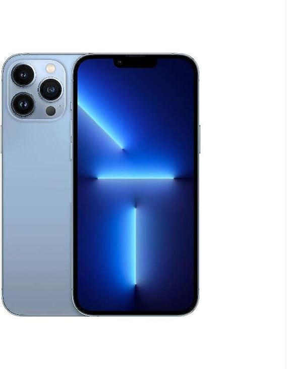Original Back Glass Replacement for iPhone 13 Pro Max All Carriers with Pre-Installed Adhesive and Repair Tool (Sierra Blue)