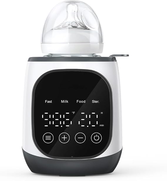 Bottle Warmer,Fast Baby Bottle Warmer BPA-Free Milk with Smart Temperature Control and LCD Display, 400W Fast Baby Milk Warmer,24 Hours Constant Temperature