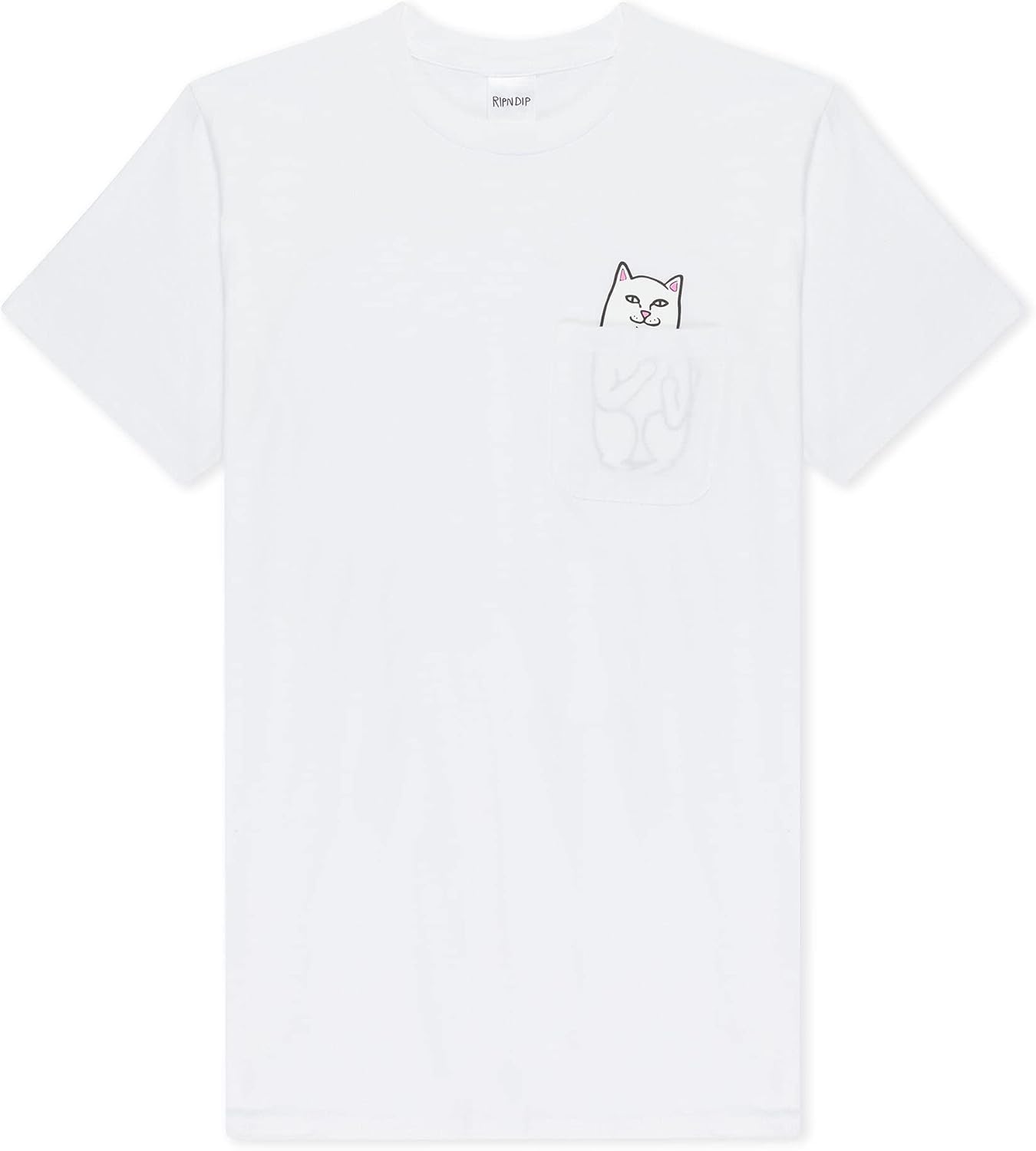 RIPNDIP Lord Nermal SS Pocket Tee White