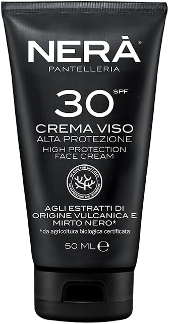 NERA SPF 30 Sunscreen Face Cream – High UVA & UVB Protection, Hydrates & Nourishes Skin with Shea Butter, Vitamin E & Black Myrtle Extract, Water-Resistant & Non-Greasy, Dermatologically Tested, 50ml