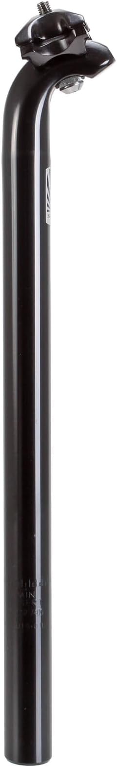 Soma Fabrications Layback seatpost, 27.2 x 400mm - Black - 39465 | Soma Layback Aluminum Seatpost 27.2mm 400mm Black | Adjustable Saddle Position