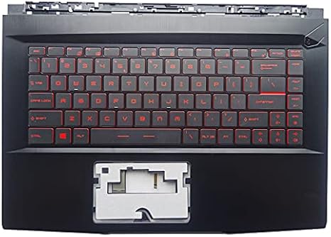 New Laptop US Keyboard with Palmrest Upper Cover for MSI GF63 8RC 8RD MS-16R1 US Layout with Backlit