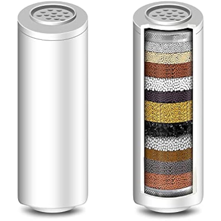 2 Pack Replacement Shower Filter Cartridge