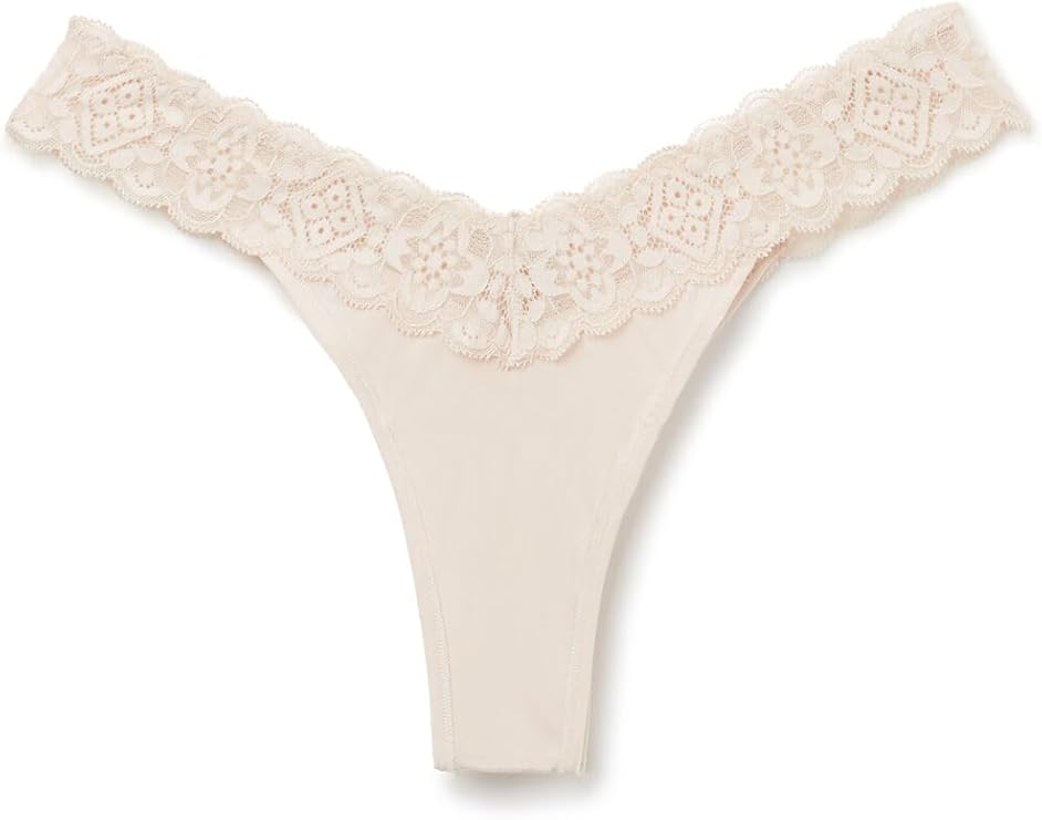 Intimissimi Woman's Lace and Microfiber 80s Style Brazilian