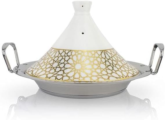 Moroccan Tagin Tajin Royal Ceramic Induction Saucepan Diameter 30 cm Oriental Cooking Pot