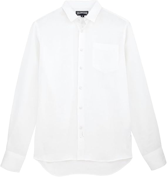 Men Linen Shirt Solid