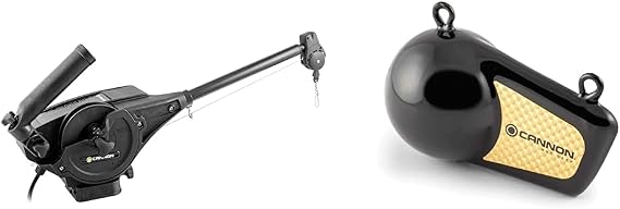 Cannon Downrigger Bundle with Electric Magnum 5 Downrigger (1902300) and 8-Pound Flash Weight