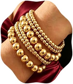 Gold Bangle Bracelets for Women Gold Bangles Indian Jewelry Fashion Disco Bangle Bracelets Gold Bracelet Set