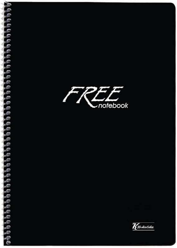 Sharp Color A4 Squared 120 Yp. Free School Notebook with PP Cover Spiral