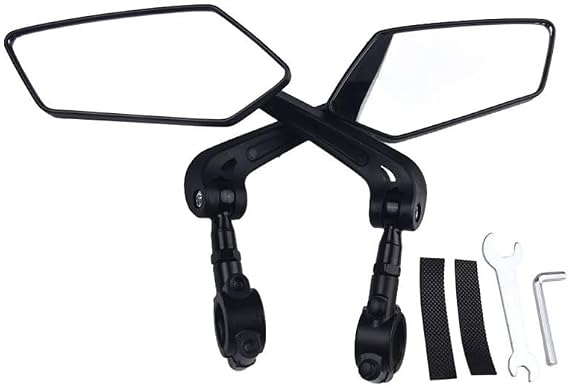 2PCS Bike Mirrors for Handlebars for Specialized Sirrus X 5.0 2025,360 Adjustable Rotatable Wide Angle Mirror Accessories
