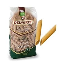 Delverde Organic Whole Grain Pasta - Penne Rigate N.145 - 6 Pack - Kosher