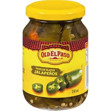 Old El Paso Pickled Sliced Jalapenos 250ml/8.5 oz. {Imported from Canada}