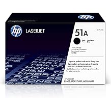 HP Original 51A Black Toner Cartridge Works LaserJet P3005 Series LaserJet M3027, M3035 MFP Series Q7551A