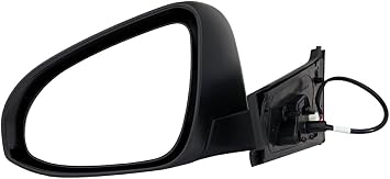 For Toyota Yaris Hatchback 2012 2013 2014 Power Textured Black Side Door View Mirror Driver Left