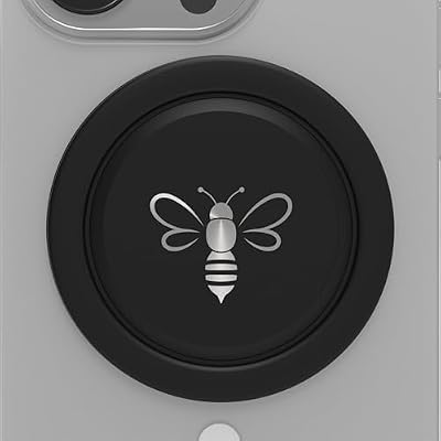 Tango Ultra Thin Grip for MagSafe: One Hand Open, Stand, 10x Expandable, Space Grade Steel, Removable for Wireless Charging. Half The Thickness, Twice The Fidget - Limited Edition: BEE