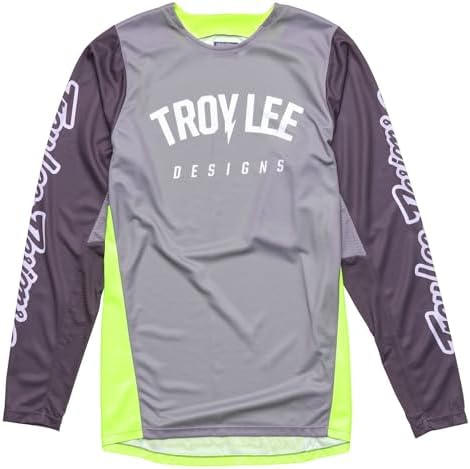Troy Lee Designs GP Pro Youth Moto Jersey, Boltz SilverGlo Green, X-Large