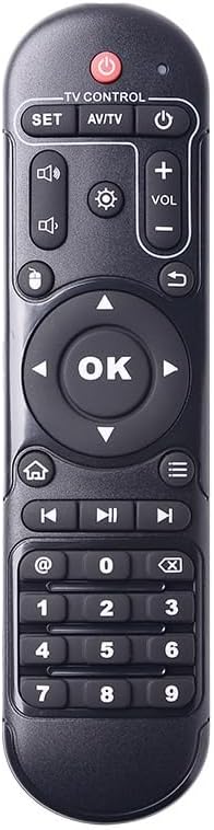 Replacement Remote Control with Learning Function for Android TV Box, Remote Controller for X96 X96max X96 max+ X96mini X96 max+ Ultra HK1 Box/Max/Rbox MXQ Pro