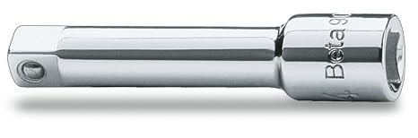 Beta 1/4" Drive Socket Extension Bar ChromeVanadium Steel| 250mm (9.8")