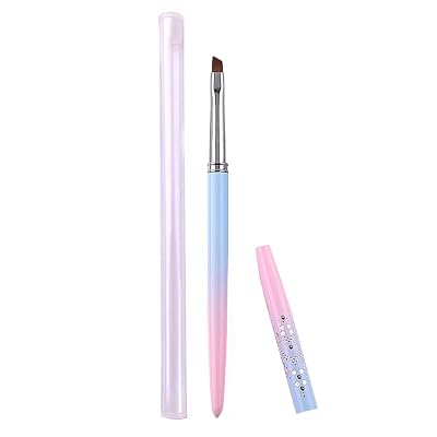 Nail Clean Up Brushes for Nail Polish Remover, Nail Brushes UV Gel Painting Brush Pens Liner Brushes, Nail Art Brush Nail Manicure Tool, Acetone Resistant Nail Brush for Nail Art and Designs#08
