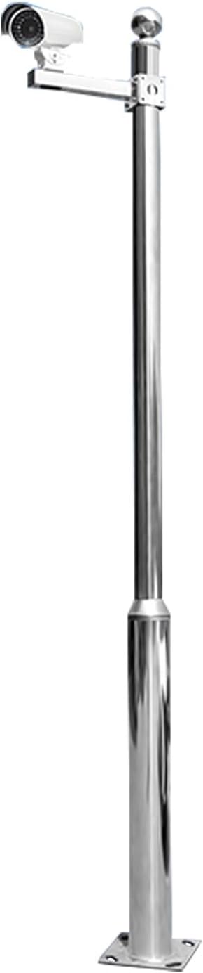 Surveillance Camera Stand, Security Camera Pole, Universal Monitoring Poles, Outdoor Camera Mount(250cm/98in)