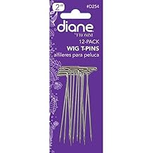Diane D254 Wig T-pin 2, Silver 12 Count(Pack of 1)