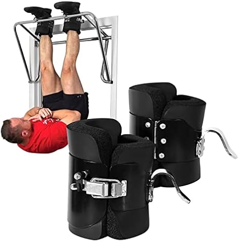 Zerone Boots Hanging Inversion Boots Solid Steel Boots Inversion Boots for Pull Up Hanging Hang Up Boots for Stretching Muscles, Relieving Back Pain