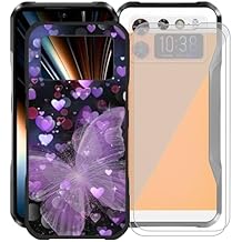 for Doogee V20S Phone Case + 2 X Tempered Glass Screen Protector, WXPPJ Ultra-Thin Soft TPU Silicone Shell Shockproof Protection Case for Doogee V20S (6.43") - XV16