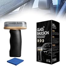 Fauppt Upgrade Handheld Glass Oil-Film Remover Emulsion, 2026 Emulsion Cleaner Glass Cleaning Board for Clarity, Automotive Oil Film Cleaning Brush for Car (1 pack)