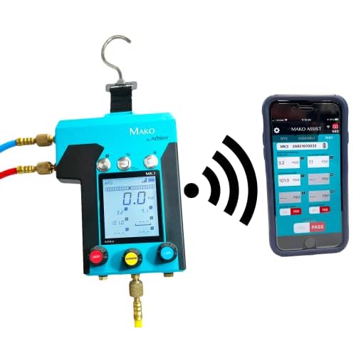 Arbiter Backflow Mako MK3 Digital 3-Valve Backflow Test Kit with Hoses & Soft Case