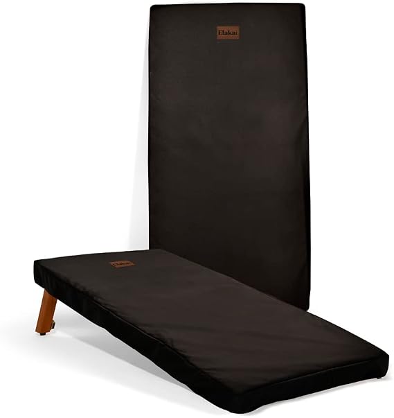 Elakai Outdoor Backyard Travel Games for Adults Cornhole Accessories 2x4 ft Board Covers