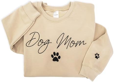 Nani - Mama Mom Grandma Embroidered Crewneck Sweatshirt - Gifts For Dog Mom Grandma Mimi Nana Gigi Mother's Day Christmas