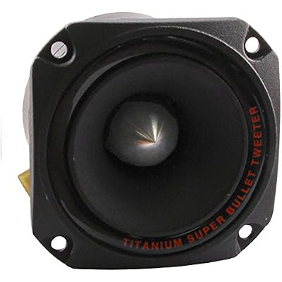 Seismic Audio - Single Titanium Horn Bullet Tweeter Speakers PADJ Tweeters - Replacement