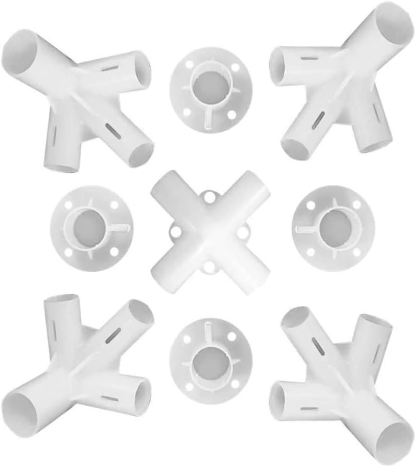 Gazebo Connector 9PCS for 118.1x118.1 Inch Gazebo Replacement Parts 2519 Mm Spares Parts Tent Feet Accessories for Trip Camping Accessories, Backyard Decor