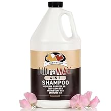 Best Shot UltraMAX Pro 4-in-1 Shampoo, Versatile Pet Shampoo, Ideal Pet Grooming Supplies, Ready to Use, Sweet Pea Essence, 1.1 Gallon