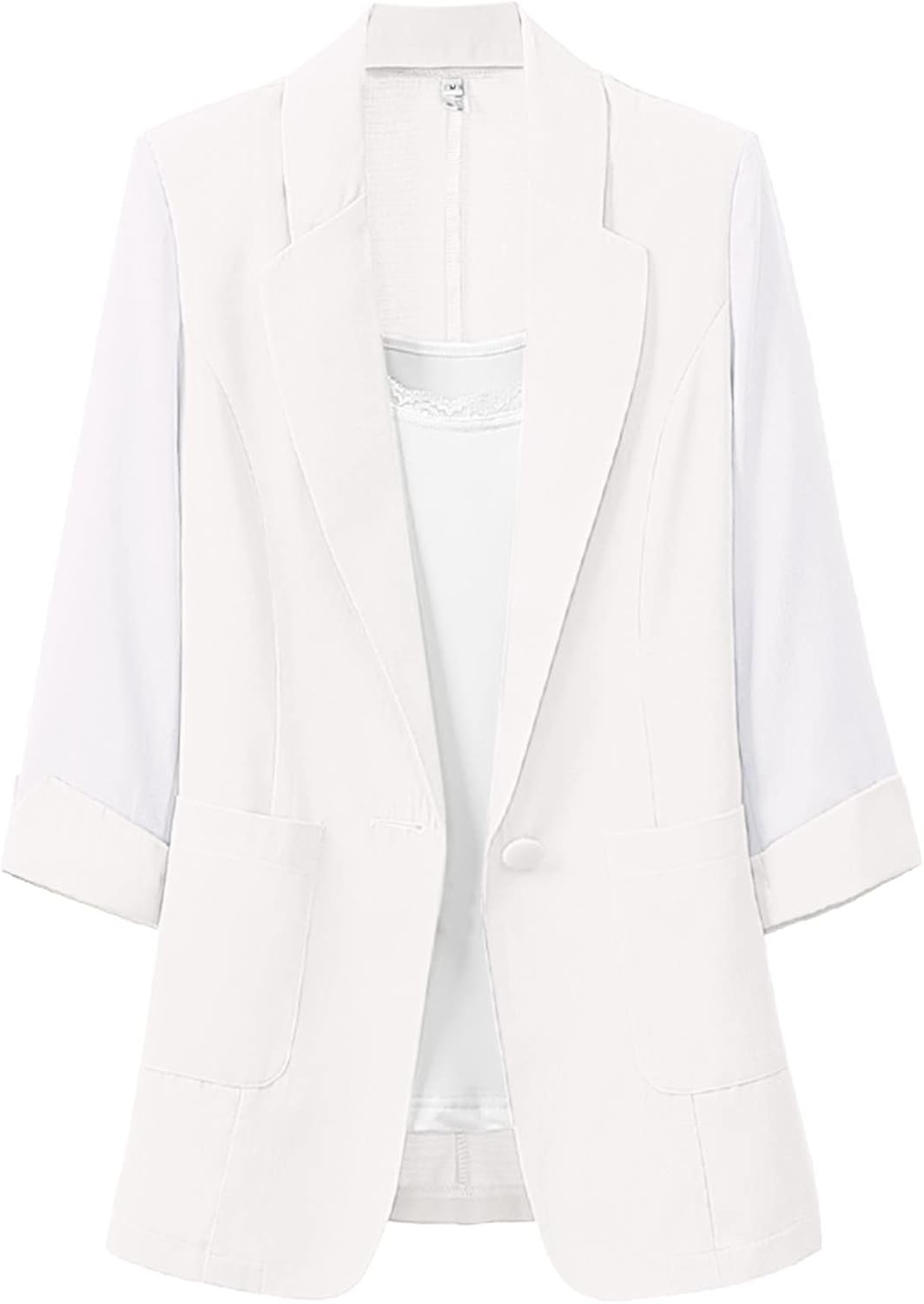 TXWZM Womens Suit, Casual Suit, Womens Suit, Ceremony Suit, Casual, Formal, Long Sleeve, Large Size, Wedding, All Seasons, School Entrance Ceremony, Graduation Ceremony, Commute, Tailored Jacket