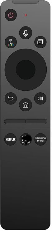 Samsung Replacement Remote Control for Smart TV with Voice Control Supports All Samsung LED QLED 4K 8K Curved TVs 3 Shortcut Buttons Netflix Samsung TV Plus Prime Video