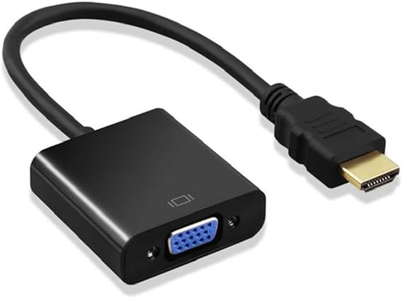 Lunatic 8744 Digital HDMI to VGA Image Converter Apparatus Transfers and Translates the Image of Black HDMI Output Computers to Display Devices such as VGA Input Monitor, Projection, etc.