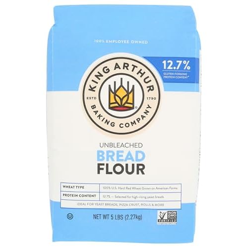 King Arthur Bread Flour, Unbleached, 5 lb Pack of 1