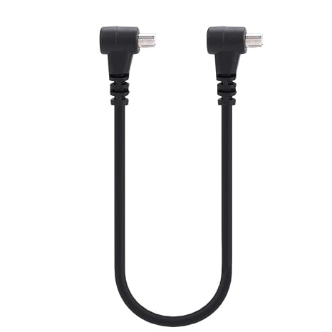 Camera Flashlight Cable, 30cm PC-PC Male to Male Flashlight Camera Connector Sync Cord