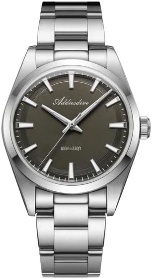 Addiesdive 36mm VH31 Quartz Watch - AD2066 Bubble Mirror AR Coating 316L Stainless Steel 100m Waterproof BGW9 Luminous Watches for Men