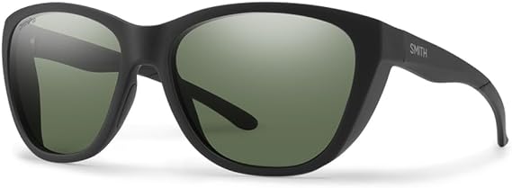 Smith Shoal Performance Sunglasses - Matte Black | ChromaPop Polarized Gray Green
