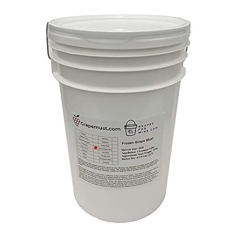 2020 Chardonnay Bucket Frozen Grape Must 6 Gallons - Livermore Valley California