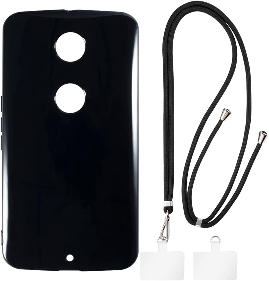 Google Nexus 6 Case  Universal Mobile Phone Lanyards, NeckCrossbody Soft Strap Silicone TPU Cover Bumper Shell for Motorola Nexus 6 5.96”